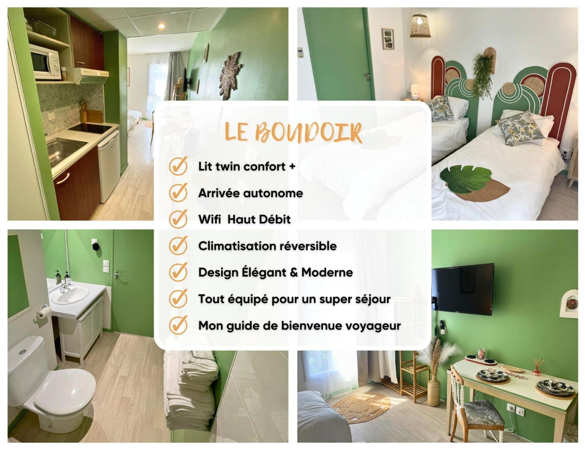 Апартаменты Boudoir - Clim-Wifi-Twin-Gare Лурд Экстерьер фото