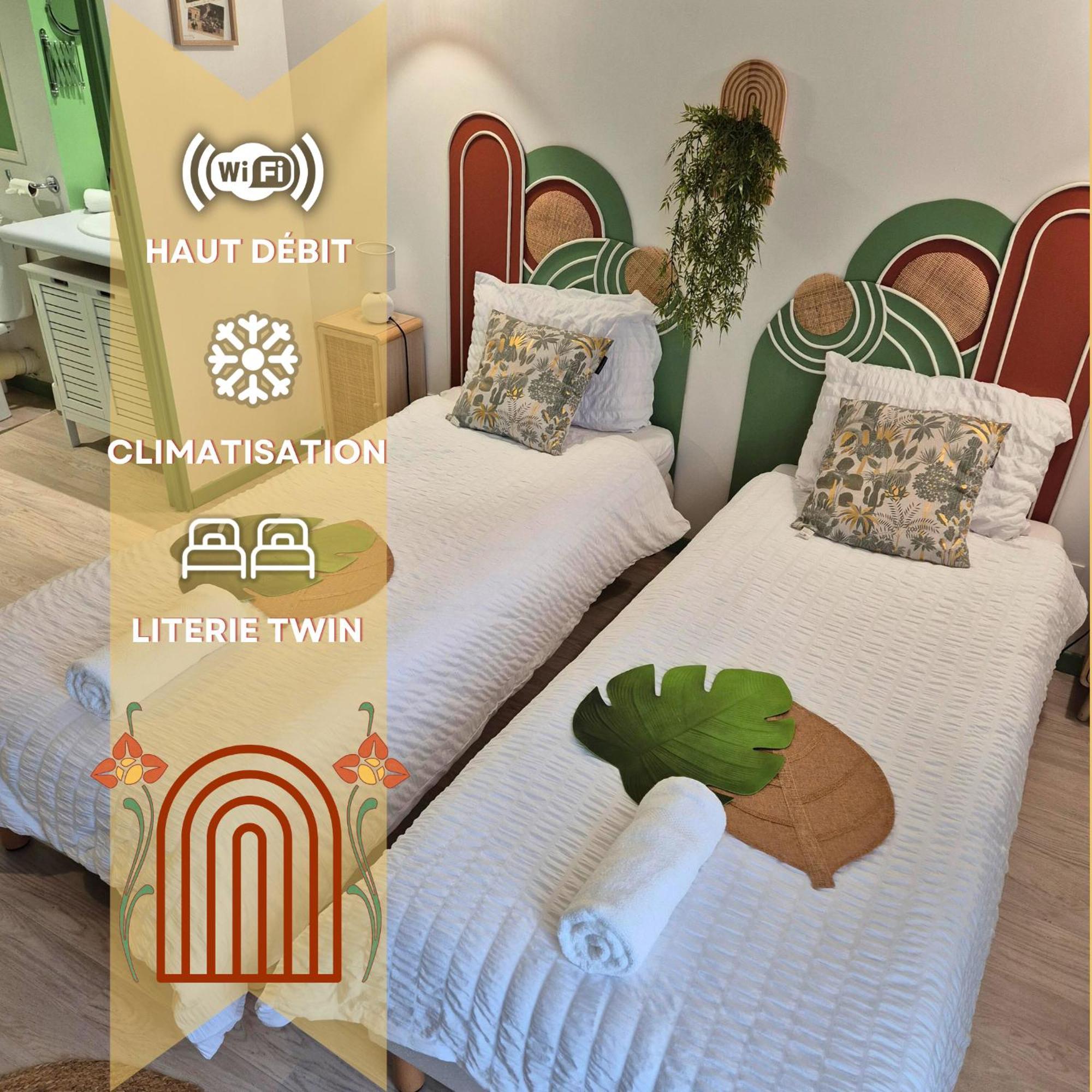 Апартаменты Boudoir - Clim-Wifi-Twin-Gare Лурд Экстерьер фото